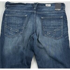 VTG Y2K Helix‎ Slim Boot Cut Jeans Men 34x30 Blue Medium Wash Denim Skate Grunge